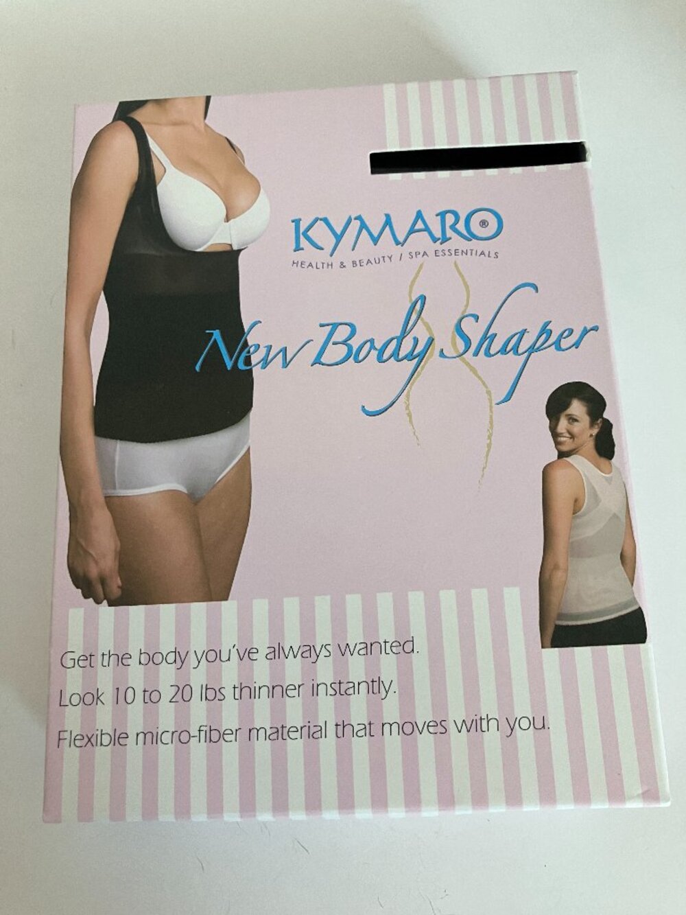 Kymaro New BODY Shaper Top Slimming Black Size X Large.